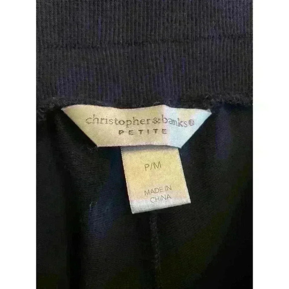 Size Medium Christopher & Banks Blue Women's Pants - Picture 2 of 3